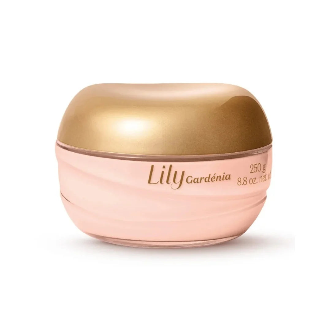 O Boticário Lily Gardénia Satin Body Cream Moisturizing Deodorant 250 g