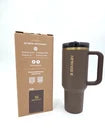 **Stanley ProTour Flip Straw Tumbler 40oz – Espresso Gold | Leak-Proof Insulated Stainless Steel Bottle**