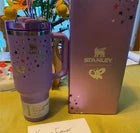 **Olivia Rodrigo x Stanley 40oz Tumbler Cup – Limited Edition Stainless Steel Travel Mug with Box & Straw**