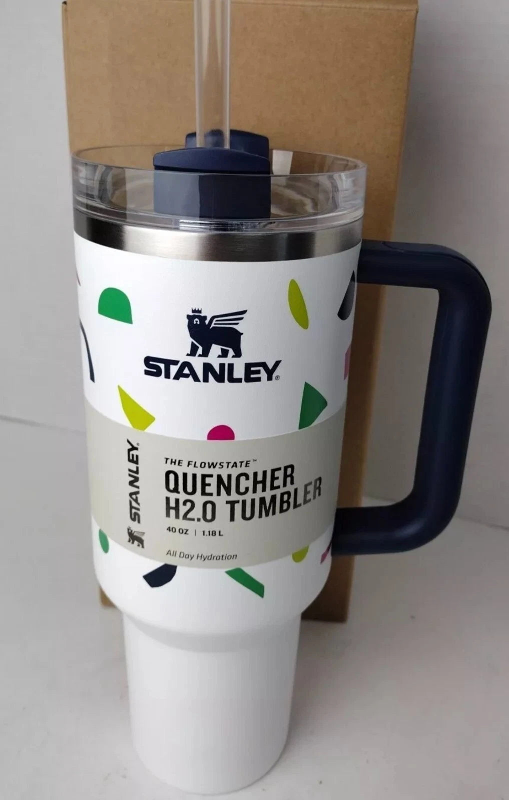 Stanley 40 Oz Tumbler – Confetti Edition – Brand New – Benefits Charity